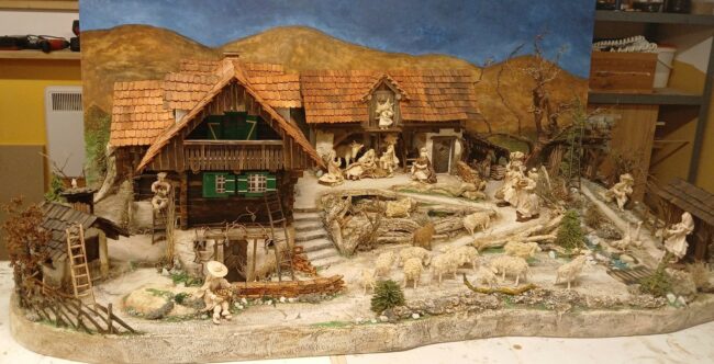 Heimatliche Krippe Gerhard Eisel 2025 von vorne